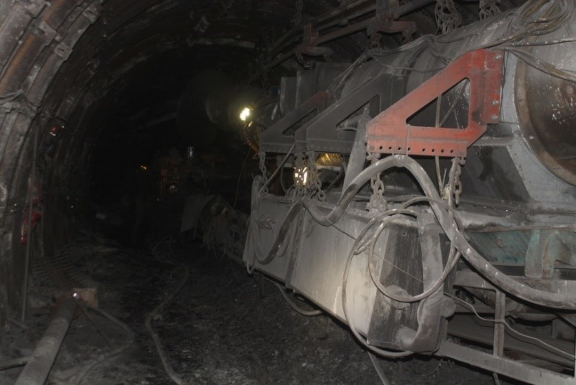 Dust collector OD-1000/1000 in the Knurów underground mine.