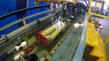 Intelligent Mooring System undergoing demonstration tests at the University of Exeter Dynamic Marine Component Test Facility